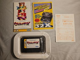Knuckles CHAOTIX Japan Sega Super 32X Mega Drive / genesis game CIB with Manual