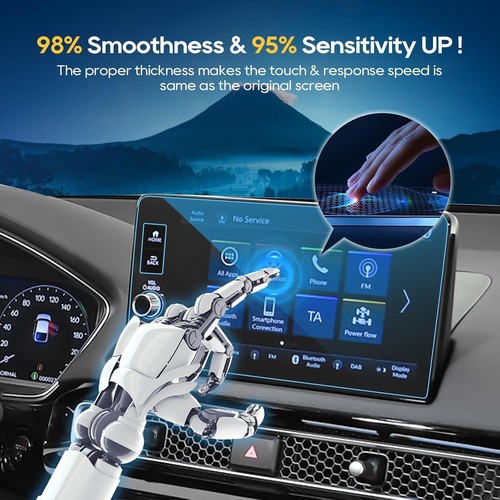 Protector de pantalla Honda CRV de 9 pulgadas - Vidrio templado 9H para modelos 2023-2026 - Imagen 8 de 11