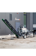 Sägespaltautomat Sägespalter Schneidspalter Brennholz 12T 7.5kW + Stammheber