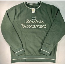 2026 Masters Tournament Green Script Crewneck Sweatshirt Golf Pullover XL