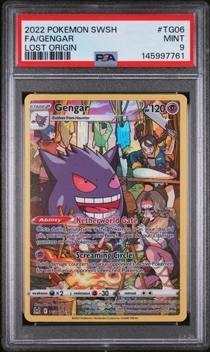 Gengar TG06/TG30 PSA 9 MINT Lost Origin Trainer Gallery Pokemon TCG