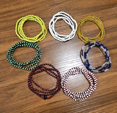 Set De 7 Collares Yoruba (Elekes) - Orishas - Tradicionales De Cuba - Consagrado