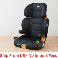 Chicco KidFit ClearTex Plus 2-in-1 Belt-Positioning Booster Car Seat - Obsidian