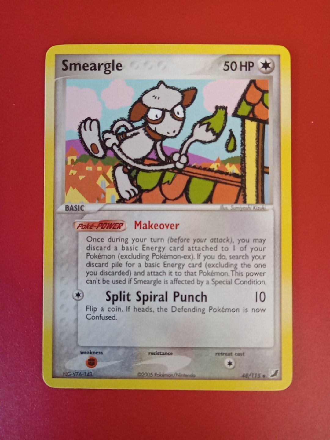 Smeargle 48/115 Unseen Forces Pokemon NM/M Sumiyoshi Kizuki Free Ship!!