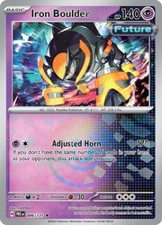 Iron Boulder 046/131 Prismatic Evolutions Poke Ball Pattern Holo Rare