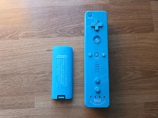 Nintendo Wii Remote Plus Motion Controller - Blue - TESTED