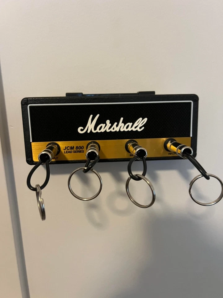 Porta llaves de montaje en pared Marshall Jack Rack Silver Jubilee JCM 25/50 MODELO 2555 Foto 2 de 4