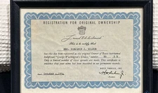 Registered Bates Heirloom Bedspread George Washington Choice Oct. Of 1954