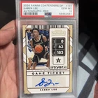 Saben Lee 2020 Panini Contenders Draft Picks Rookie Red Ticket Auto - Gem PSA 10