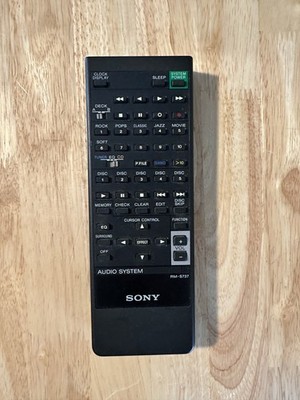 OEM Sony RM-S737 Remote Control   Tested See Video HCD-H150, HCD-H170, HCD-H200