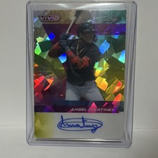 Leaf 2024 Vivid Angel Martinez Autograph Serial #BA-AM1 Short Print Baseball