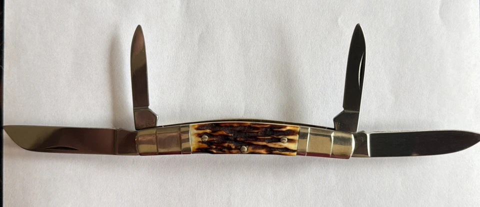 Zwilling J.A. Henckels Solingen Escudo Rojo 4 Hojas Forjado a Mano Ciervo Congreso  Foto 2 de 4