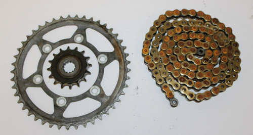 DID Kettensatz Kettenrad Ritzel Yamaha YZF-R6 RJ11 06-07 (Lager 12-25)