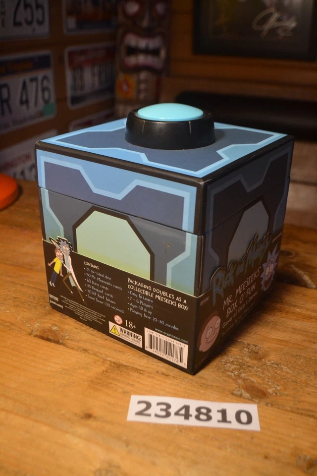 Rick and Morty Mr Meeseeks' Box O' Fun Game of Dice and Dares Nuevo En Caja Sin Usar Foto 3 de 4