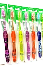 6 Sunstar GUM 525 Technique Deep Clean Soft Compact Toothbrushes BEST PRICE!!!