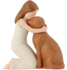 Love My Dog Figurines Statues, Angel Friendship Remembrance