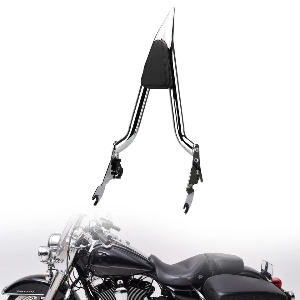 Backrest Sissy Bar Detachable Chrome Fit For Harley Road Glide 09-2023 - Изображение 2 из 4
