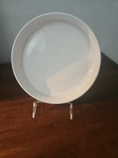 CorningWare FRENCH WHITE F-8-B Round Quiche/Pie/Tart Baking Dish 8" Printed HTF