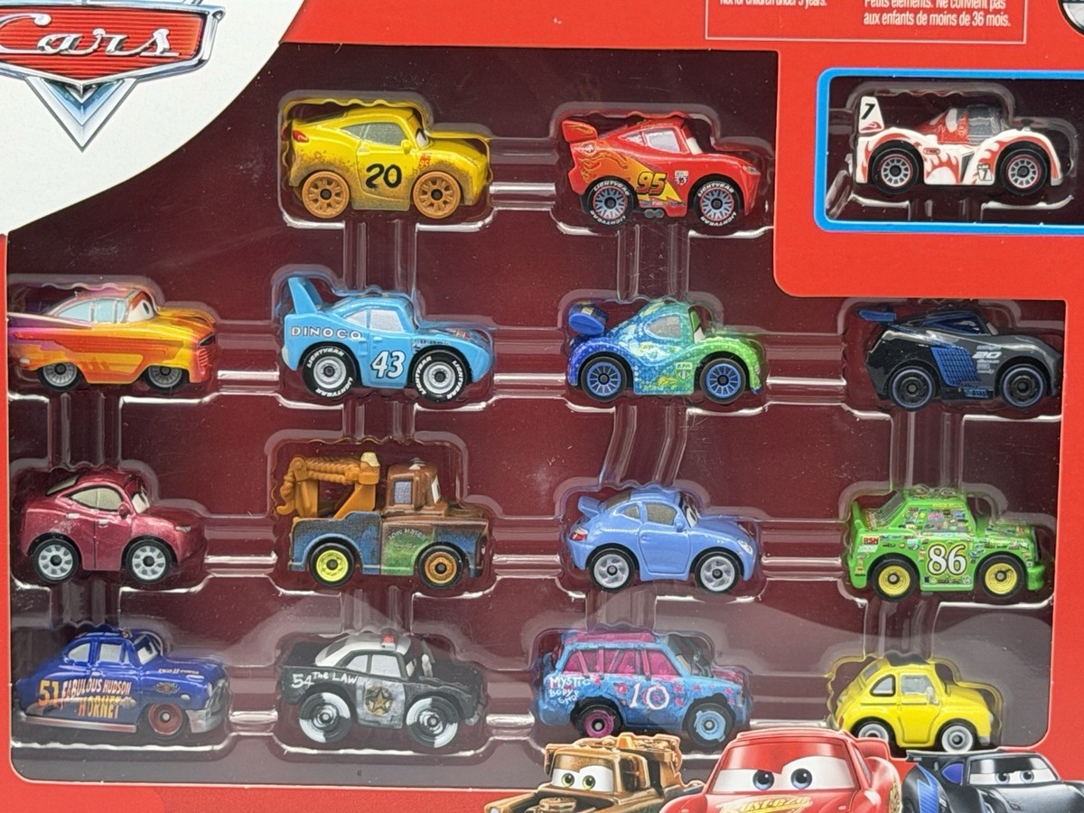 Disney Pixar Cars Mini Racers Variety 15 Pack With Shu Todoroki