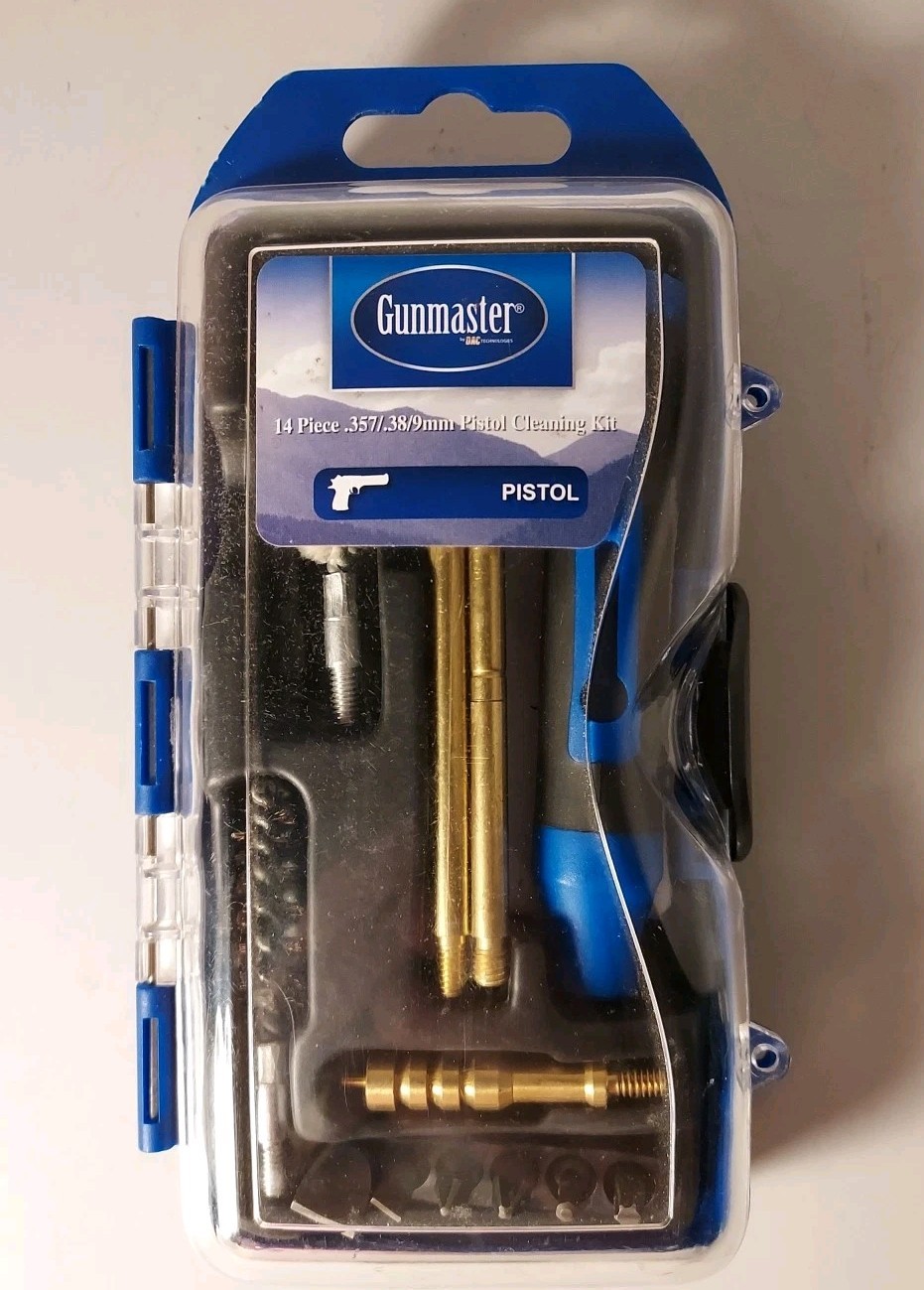 DAC Technologies Gunmaster 14 Piece Cleaning Kit For .357/.38/9mm Pistols-GM9P
