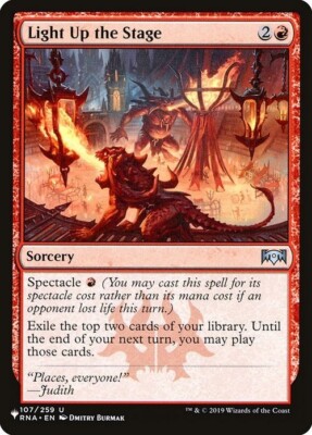 Light Up the Stage ~ The List [nearMint] [Magic MTG]