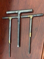 Lot of 3--T-Handle Hex Wrenches---2-Unbrako 5/32" & 3/16" plus 1-5/16" unbranded