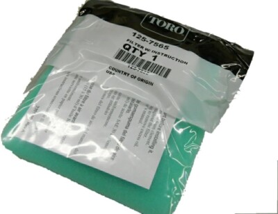 Genuine OEM Toro 125-7565 Air Filter for Select Super Recycler Lawnmowers & more