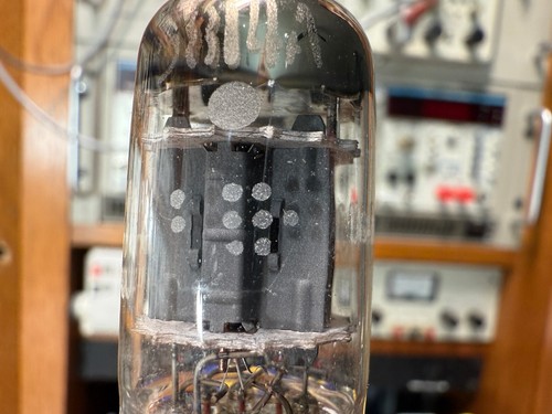 GE 5814A Vacuum Tube 1959 Manufacture Triple Mica 5 Star Tube #104 - Picture 7 of 10