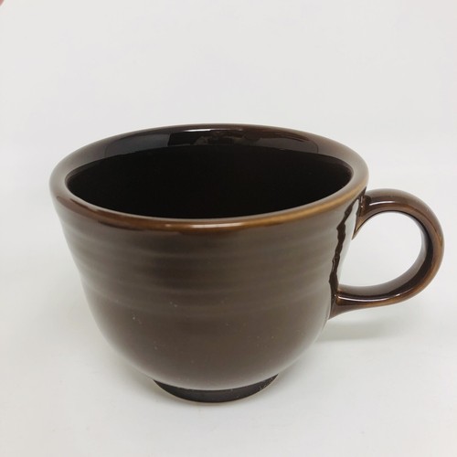 Fiesta Fiestaware Coffee Tea Cup and 6" Saucer Set in CHOCOLATE Brown Autumn - Picture 2 of 18