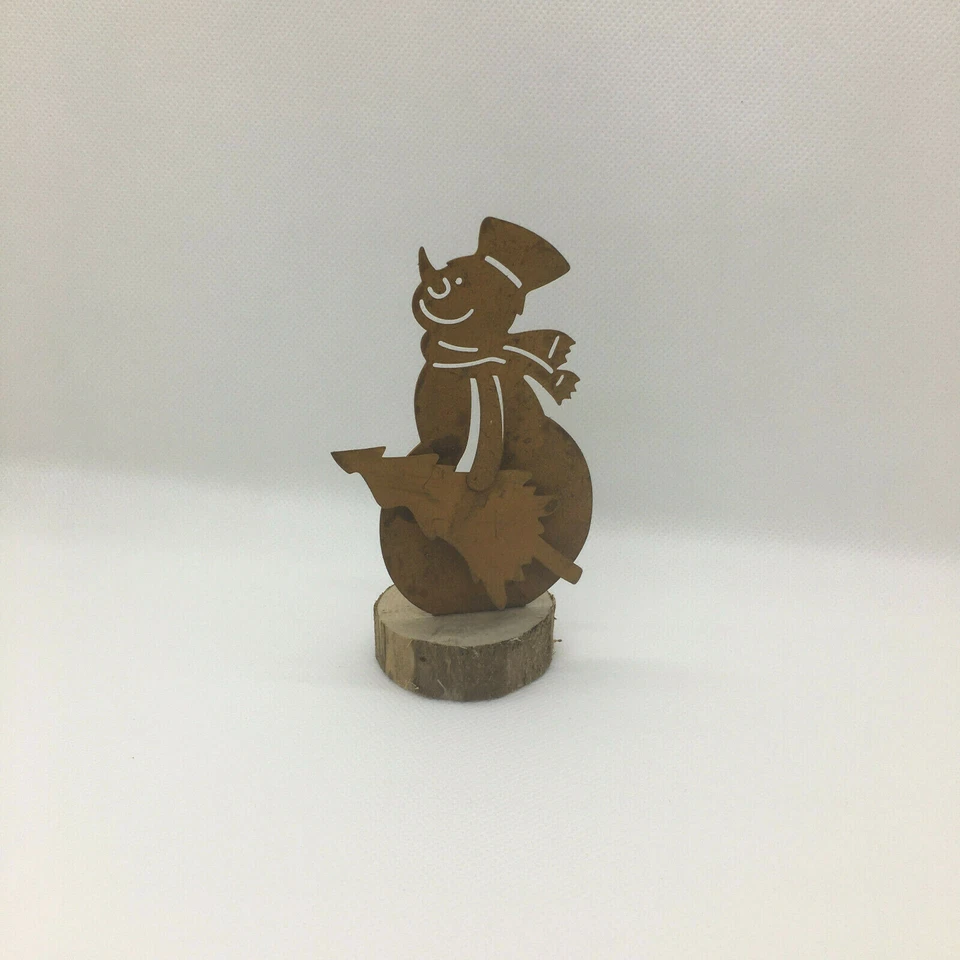 Weihnachten Metall Schneemann Rosti 11,5x6x7,2cm - Bild 1 von 1