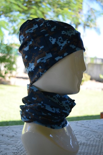 1x 'CAMO' Head/Face/Mask/Neck Multi-wear tube Bandana/Durag.SPF5,Scarf/Wrap. 026 - Imagen 5 de 12
