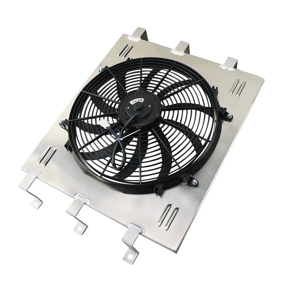 Electric Fan+Aluminum Shroud Fit 55-59 Chevy GMC 3100 3200 3400 3500 3600 Truck - Image 3 of 4