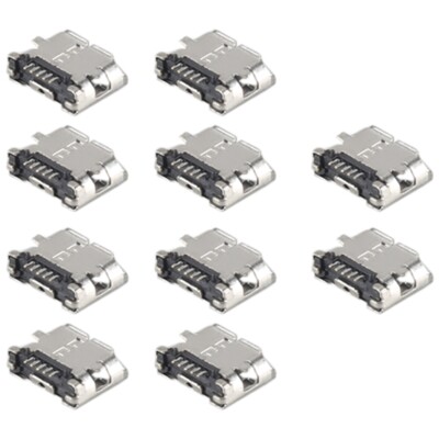10 Pcs Spare Parts Type B Micro USB Female Jack Connector Port Socket I9N65479