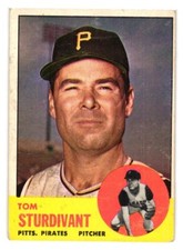 1963 Topps - #281 Tom Sturdivant