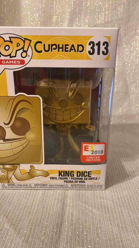 Funko Pop! Games: Cuphead S1- King Dice (Styles May Vary) Collectible Figure