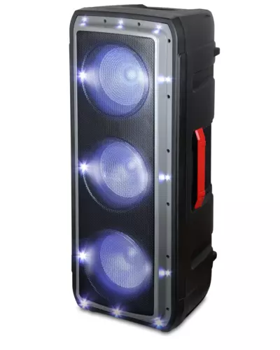 Dolphin Triple 10-Inch Woofer Rechargeable Loud Bass Portable Party Speaker