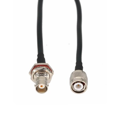 BNC Female Bulkhead to TNC Male RG58 Cable 1~16' Repeater Radio Diplexer Antenna