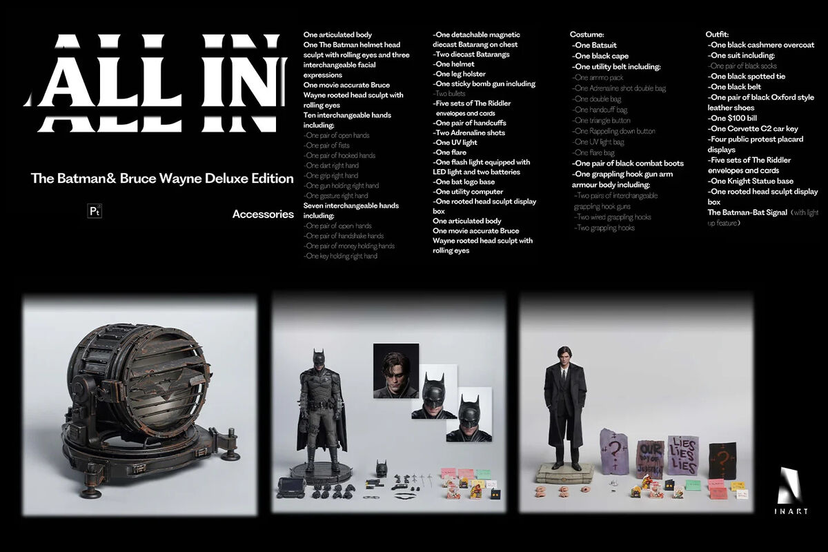 Queen x INART Studios Batman Bruce Wayne Collectible Figure Queen x INART Studios Batman Bruce Wayne Collectible Figure