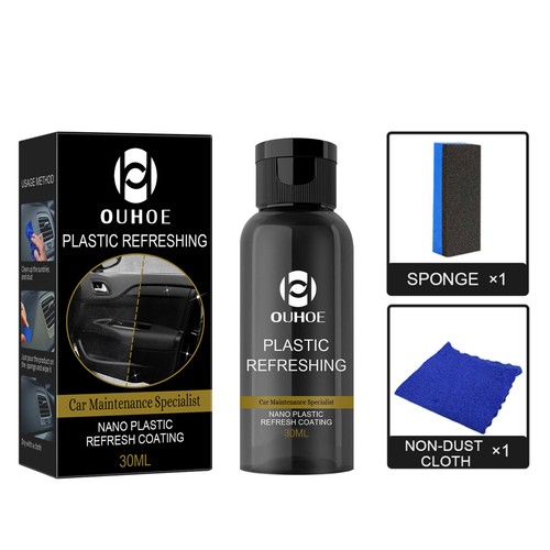 1/2×Car Plastic Revitalizing Coating Plastic parts Refurbish Agent Kit Dustproof - Picture 13 of 18