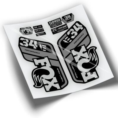FOX 34 PERFORMANCE EBIKE WP323 GABEL AUFKLEBER STICKER
