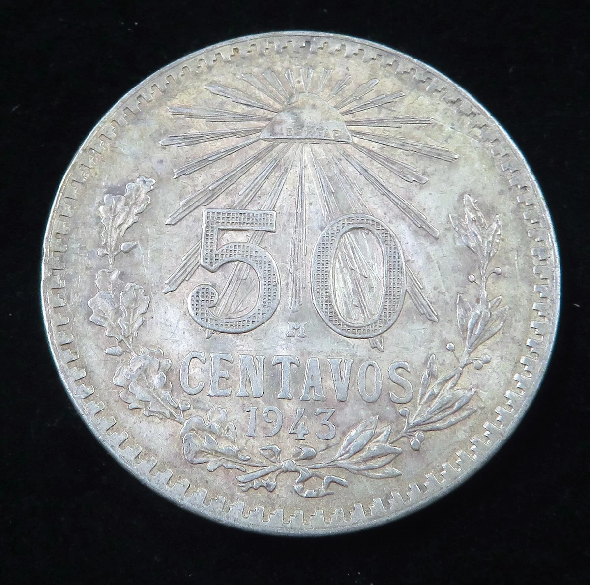 25+ 50 Centavos Silver 1943 Year Mexican Coins (1905-Now) for sale