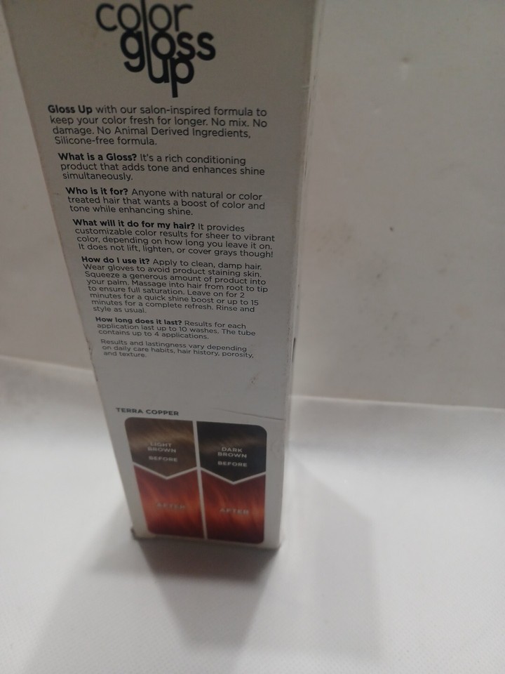 Clairol Color Gloss Up Terra Copper Light Orange Instant Toning Hair Dye eBay