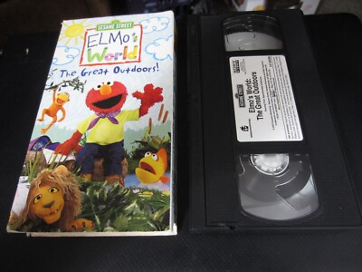 Sesame Street Elmo's World “The Great Outdoors” (VHS, 2003 Sony