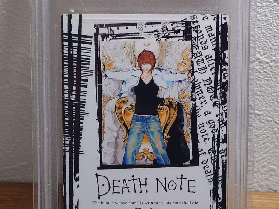 PSA10 DEATH NOTE 2006-07TC #42 LIGHT YAGAMI CRACKED ICE GEM PSA10 DEATH NOTE 2006-07TC #42 LIGHT YAGAMI CRACKED ICE GEM