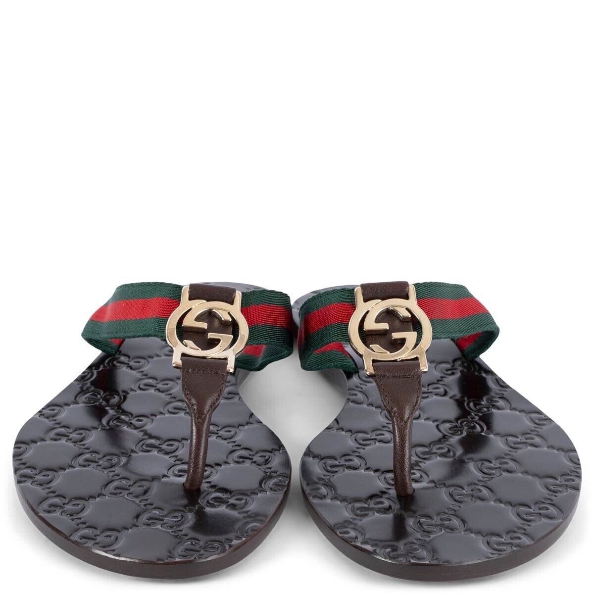 68214 auth GUCCI dark brown GG WEB THONG Sandals Shoes 36 | eBay 68214 auth GUCCI dark brown GG WEB THONG Sandals Shoes 36 | eBay
