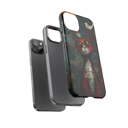 Cat Abstract Painting - Phone Ink Cover Case for iPhone, Galaxy, Pixel - 第 80/281 張圖片