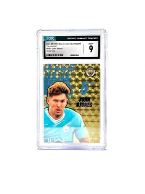 Daka Manchester City The Journal John Stones 1/1 Superholo CGC MINT 9