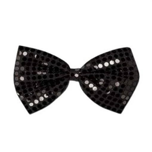 BEISTLE Black Glitz N Gleam Bow Tie Movie Red Carpet VIP Costume Accessories