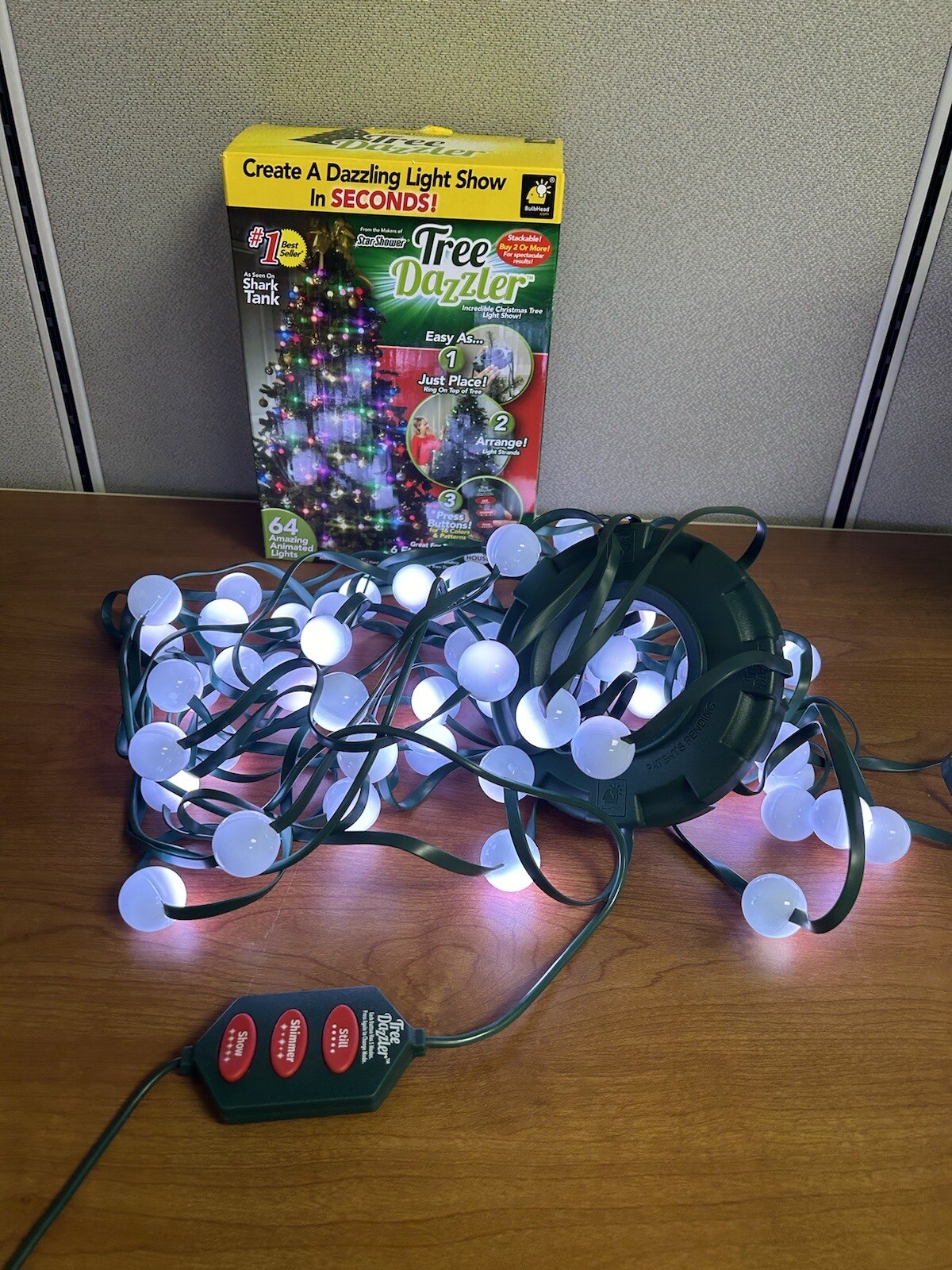 STAR SHOWER TREE DAZZLER CHRISTMAS HOLIDAY LIGHTS AS SEEN ON TV 1