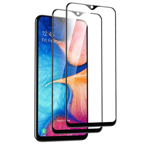 2x Samsung Galaxy A10 A20e A40 A50 Panzerfolie Full Screen Display Schutzglas 9H